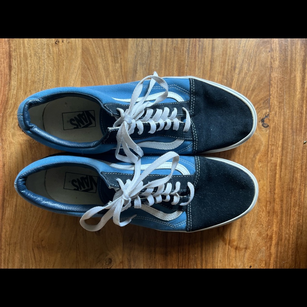 Vans Old Skool Lace Up Low Top Navy Shoes